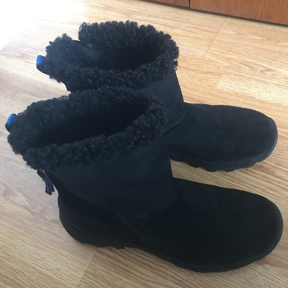 Merrell Icepack 2 Zip Polar Waterproof Snow Boot Black Suede Leather Size 9 - Picture 3 of 13